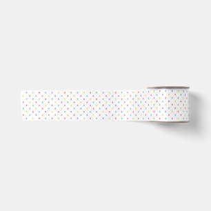 Ruban En Satin Treillis d'œufs de Pâques pastel