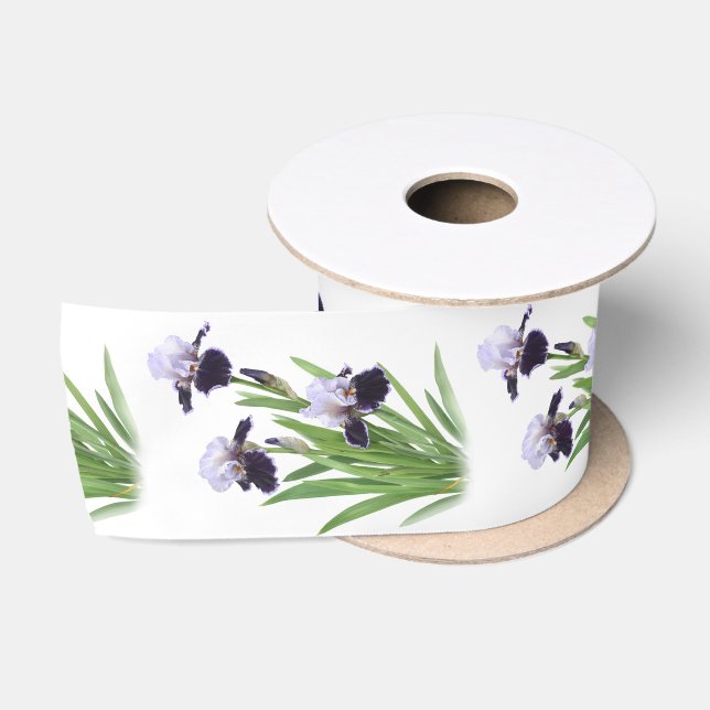 Ruban En Satin Trio d'Iris (Bobine)