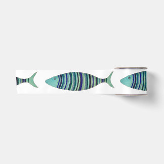 Ruban En Satin Trois poissons triés
