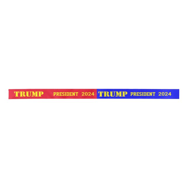 RUBAN EN SATIN TRUMP 2024 (Devant)