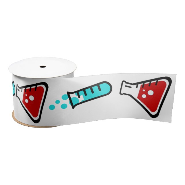 Ruban En Satin "Tubes d'essai" (Bobine)