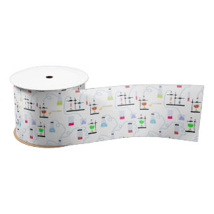 Ruban En Satin Tubes d'essai en chimie et science du laboratoire
