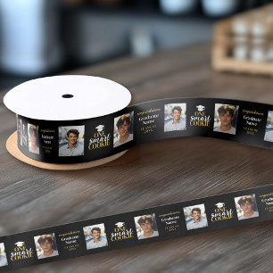 Ruban En Satin Un cookie intelligent - Or noir - Photo de remise 