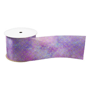 Ruban En Satin Une série Galaxy Mermaid Design 8