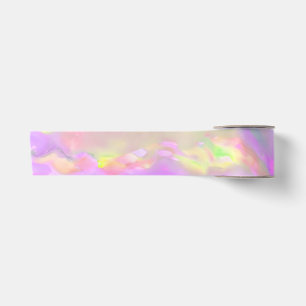 Ruban En Satin Vagues abstraites colorées tendance jolies