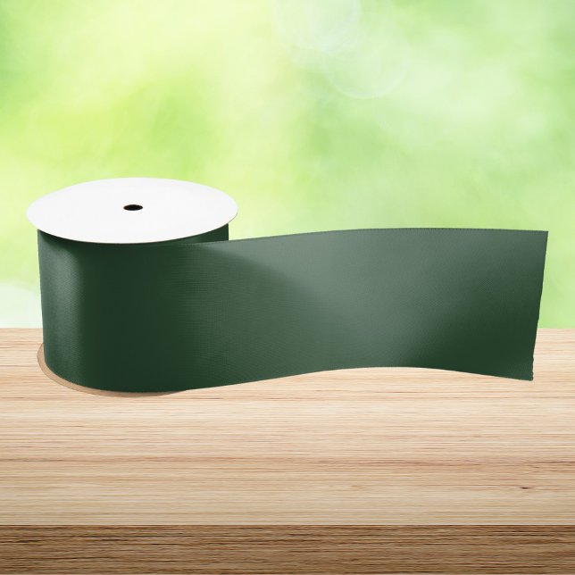 Ruban En Satin Vert émeraude foncé uni (Créateur téléchargé)