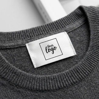 Ruban En Satin Vêtement personnalisé avec votre logo Étiquette co