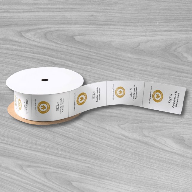 Ruban En Satin Vêtements Logo Personnalisés Vêtements Étiquettes  (Créateur téléchargé)