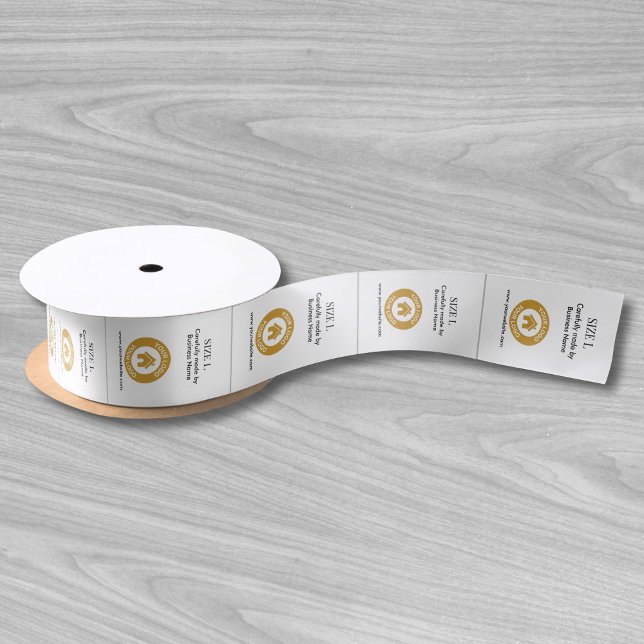 Ruban En Satin Vêtements Logo Personnalisés Vêtements Étiquettes  (Créateur téléchargé)