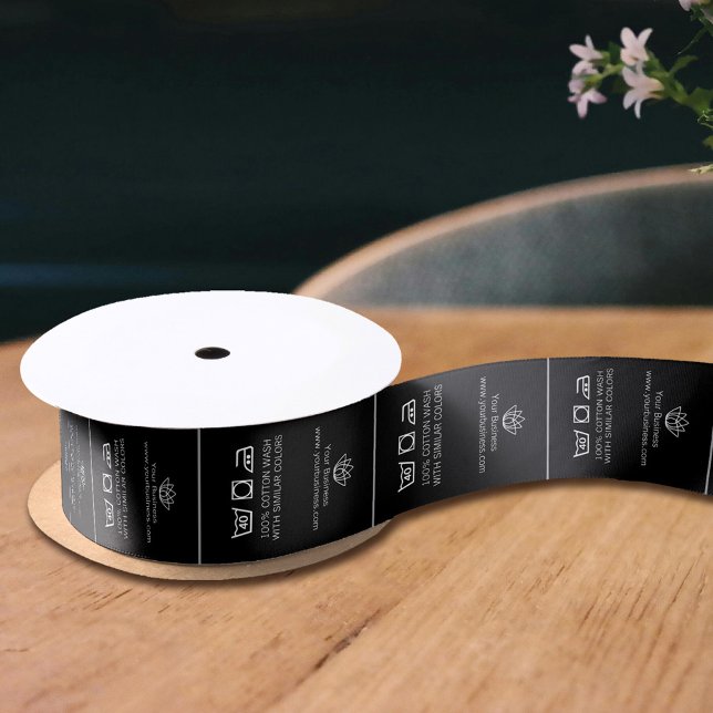 Ruban En Satin Vêtements vêtements étiquettes Logos de soins coto (Créateur téléchargé)