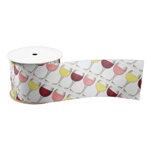 Ruban En Satin Viennoiseries Viennoiseries Viennoiseries Red Whit