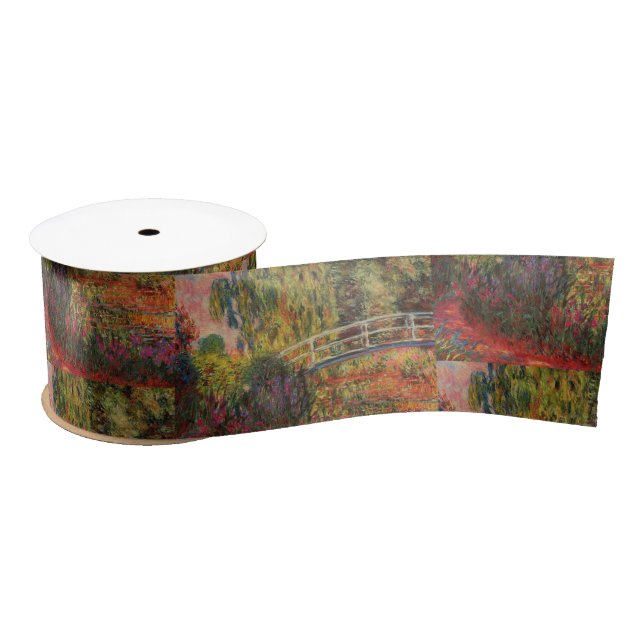 Ruban En Satin Vintage pont japonais Claude Monet (Bobine)