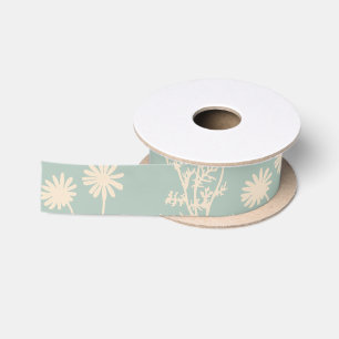 Ruban En Satin Vintage Rustique élégant Floral Botanical Wild Dai