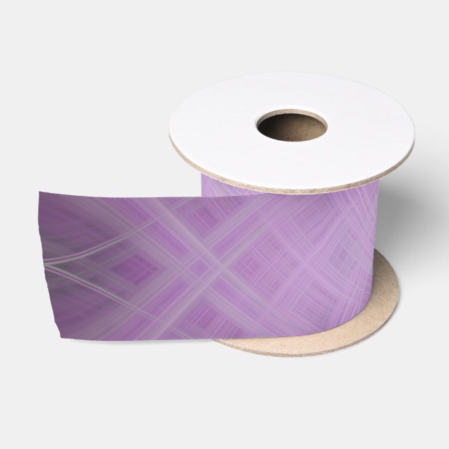 Ruban En Satin VIOLET - Art fractal - (Bobine)