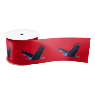 Ruban En Satin Voler d'Eagle chauve