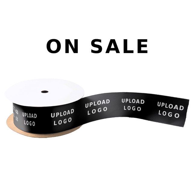 Ruban En Satin Votre logo d'entreprise Enveloppement minimal simp (Créateur téléchargé)