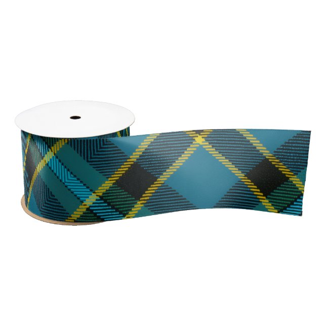 Ruban En Satin Weir Tartan (Bobine)