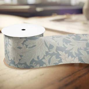 Ruban En Satin William Morris Chrysanthemum Motif