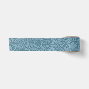 Ruban En Satin William Morris Vintage floral Fleurs Bleues