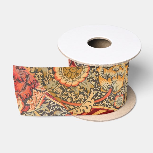 Ruban En Satin William Morris Wandle pour la conception de chintz (Bobine)