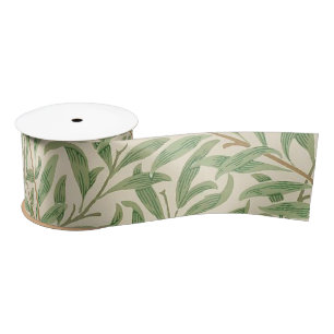Ruban En Satin William Morris Willow Bough Garden Flower Classic