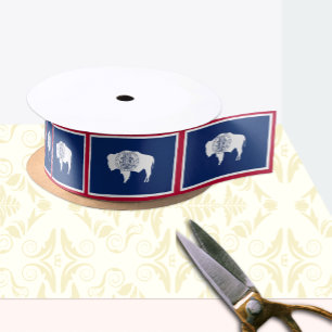 Ruban En Satin Wyoming Flag ruban, États-Unis, Wyoming fashion /s