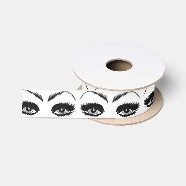 Ruban En Satin Yeux de l'espoir_ (Bobine)