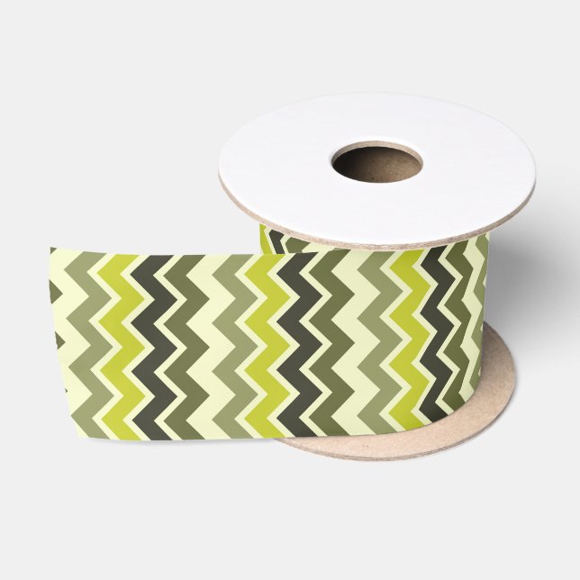 RUBAN EN SATIN ZIG ZAG (Bobine)
