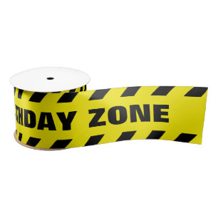Ruban En Satin Zone d'anniversaire