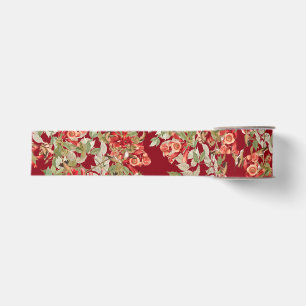 Ruban floral de gros-grain de fleur de colibris