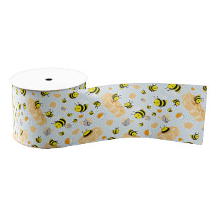 Ruban Gros-grain ABEILLES ! Ruban