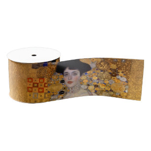Ruban Gros-grain Adele, dame en or Art par Gustav Klimt