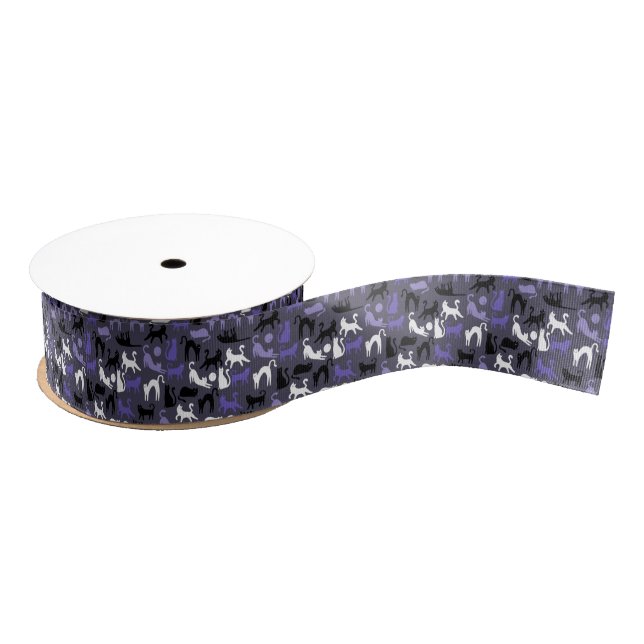Ruban Gros-grain Adorable Yoga mignon Pots de chat (Bobine)