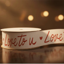 Amour à toi blanc et rouge