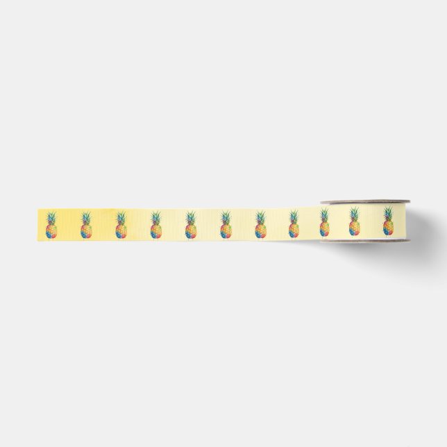 Ruban Gros-grain Ananas (Devant)