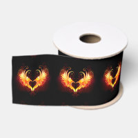 Angel Fire Heart with Wings