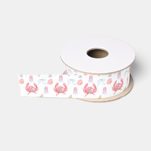 Ruban Gros-grain Aquarelle Préparatoire Côtière Joyeuse et Lumineus