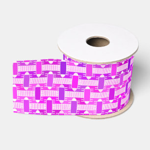 Ruban Gros-grain Art Déco industriel chic, violet, orchidée, lavand