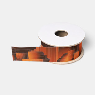 Ruban Gros-grain Art déco rouille