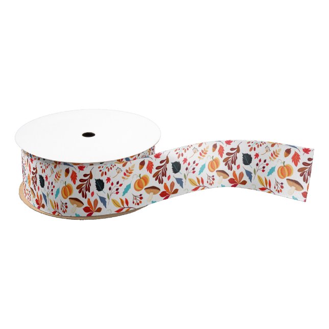 Ruban Gros-grain Automne Hiver Grosgrain Ribbon (Bobine)
