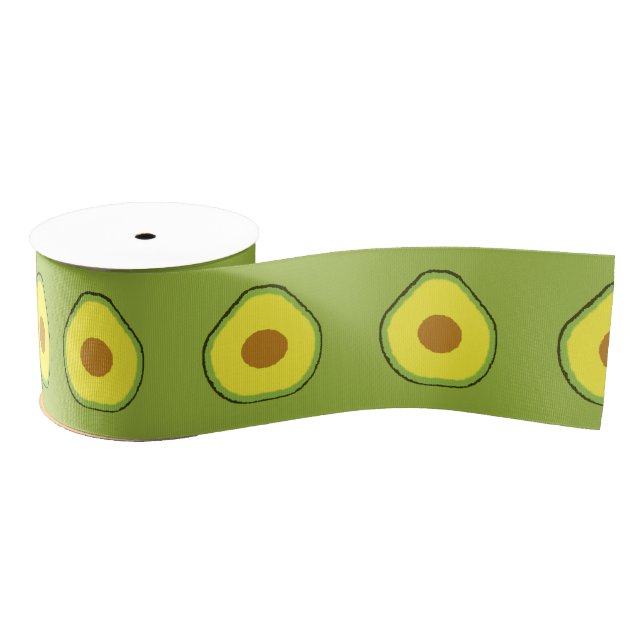 Ruban Gros-grain Avocat (Bobine)