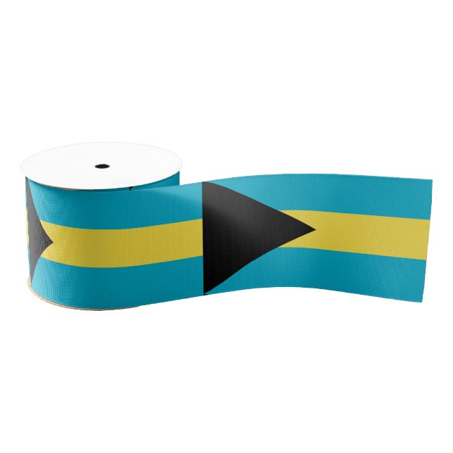Ruban Gros-grain Bahamas Flag & Bahamas travel, vacances/sports (Bobine)