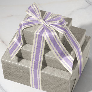 Ruban Gros-grain Bande de cueillette violette blanc et molle