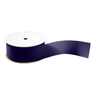 Ruban Gros-grain Bleu de marine solide