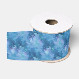 Ruban Gros-grain Bleu Monet