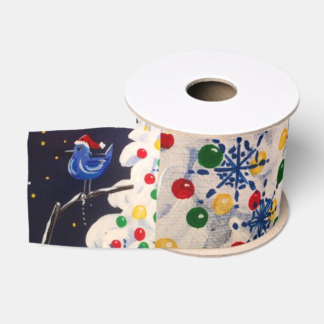 Ruban Gros-grain Bluebird Moon (Bobine)