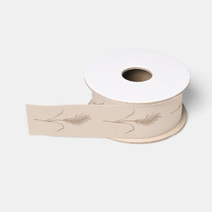 Ruban Gros-grain Boho Dreams Pampas Grass Grosgrain Ribbon