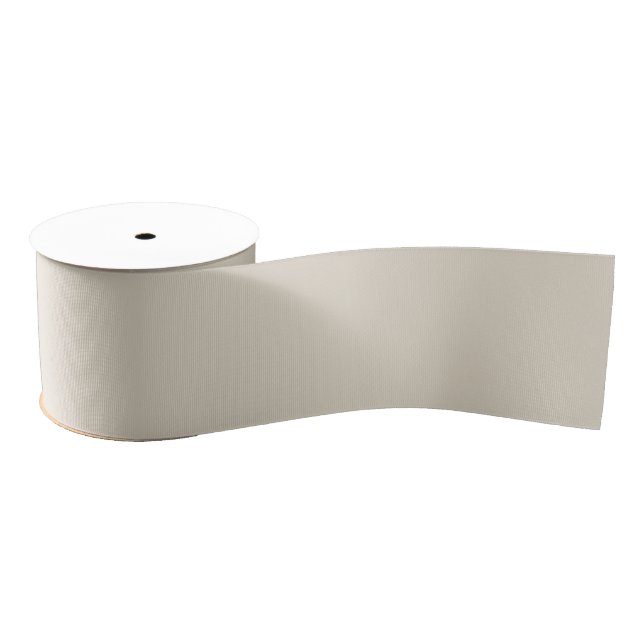 Ruban Gros-grain Bone White Wide Grosgrain Ribbon (Bobine)