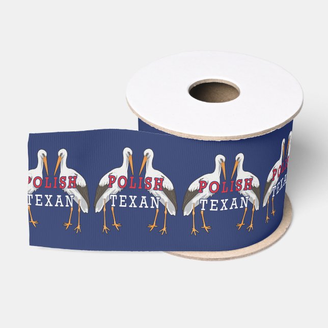 Ruban Gros-grain Bouche blanche texane polonaise (Bobine)