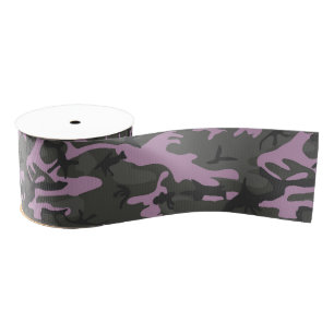 Ruban Gros-grain Camo rose